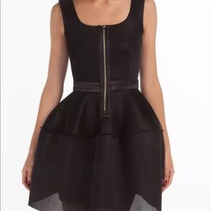 Maje PUFFBALL Diva Black Dress
